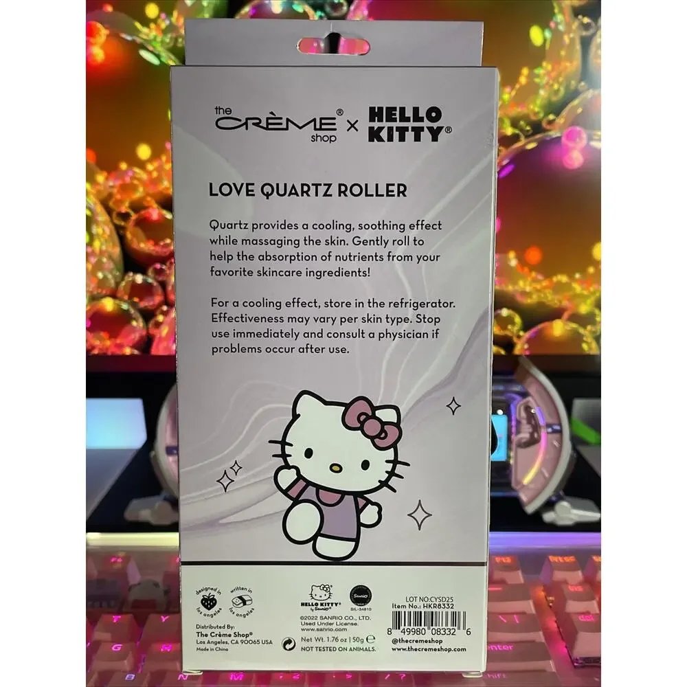 The Creme Shop Sanrio Hello Kitty Love Quartz Roller Dual Ended Face Eyes Body